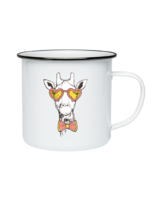 puodelis Hipster Giraffe puodelis Hipster Giraffe